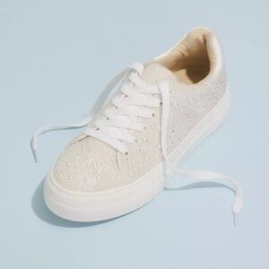 Sparkly Crystal Platform Sneakers